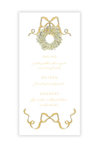 Thankful Wreath Menu