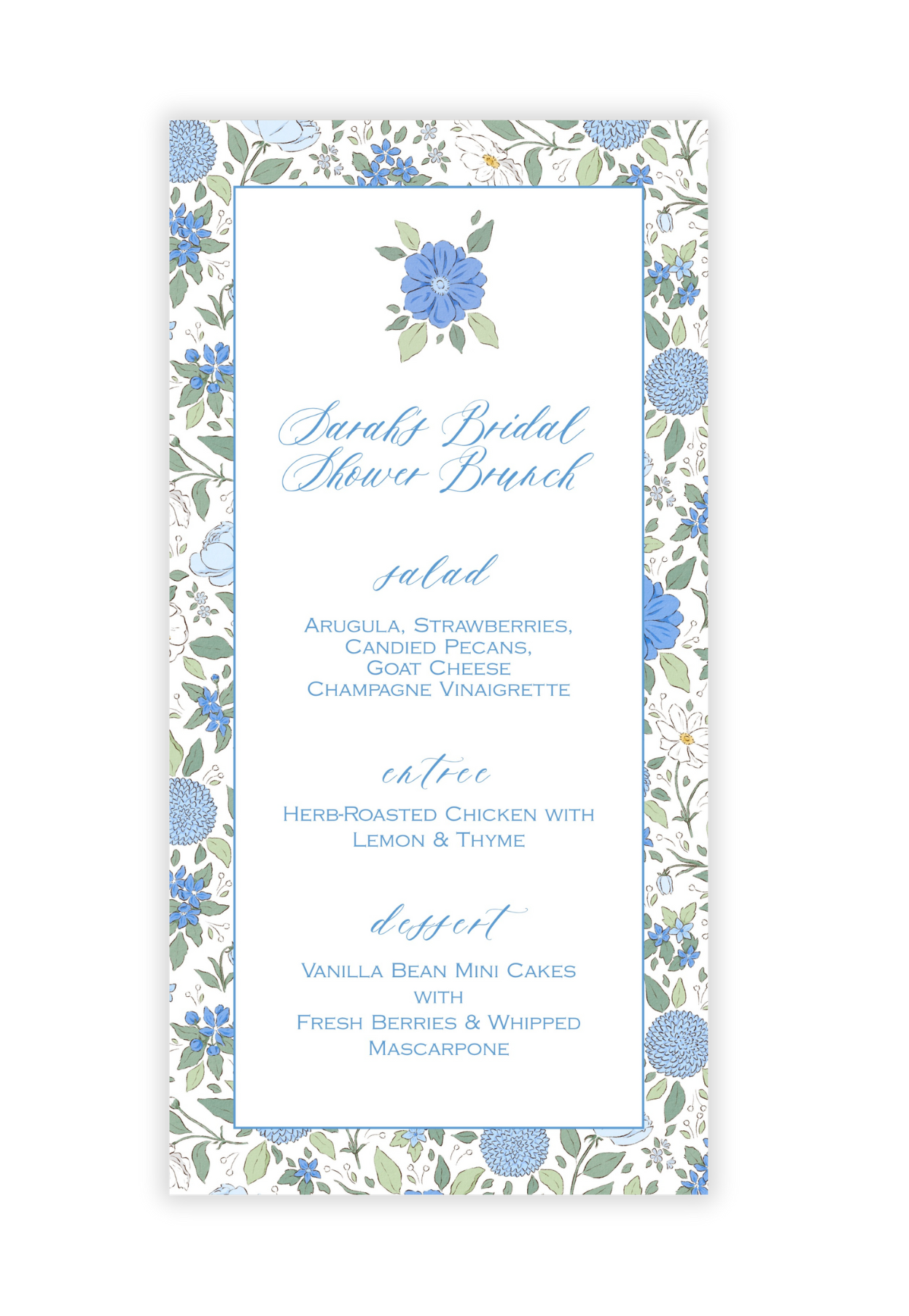 Fresh Liberty Menu