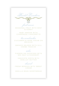 Bluebells Menu