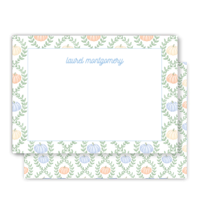 Pumpkin Vines Notecard