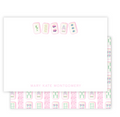 Pink Mahjong Notecard