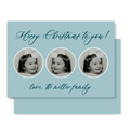 Mist Mini Frames Horizontal Christmas Card