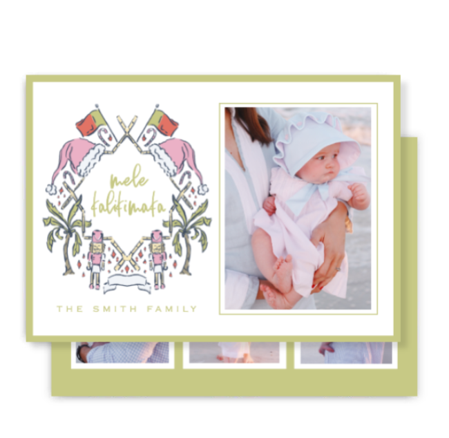 Mele Kalikimaka Horizontal Christmas Card