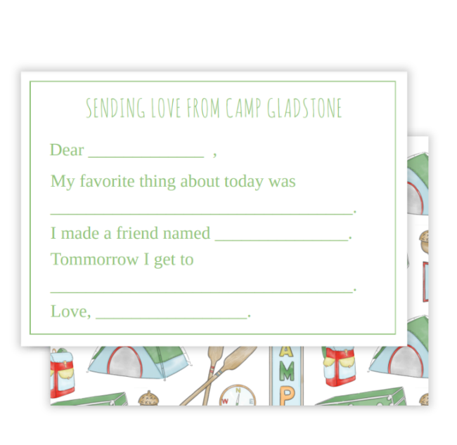 Boys Easy Peasy Camp Notecards
