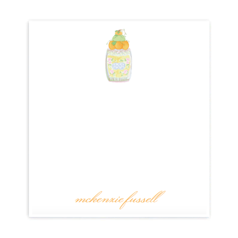 Fall Garden Stool Notepad