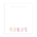 Pink Mahj Notepad