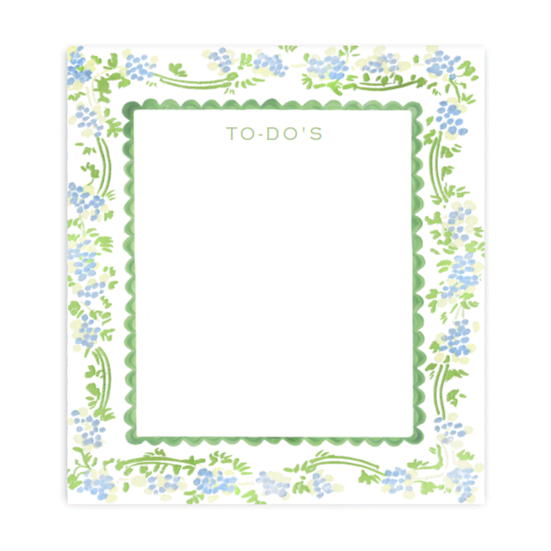Green Fields Notepad