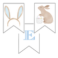 Blue Floppy Easter Banner