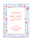 School Days Party Sign