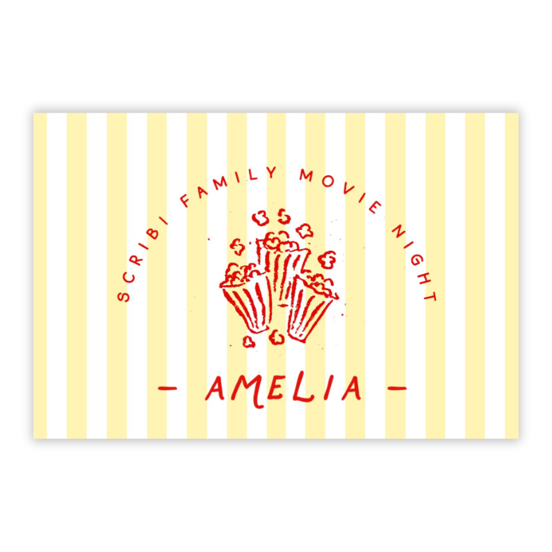 Movie Night Placemat