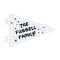 Blue Stars Magical Stroller Flag