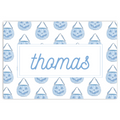 Blue Pumpkin Bucket Placemat