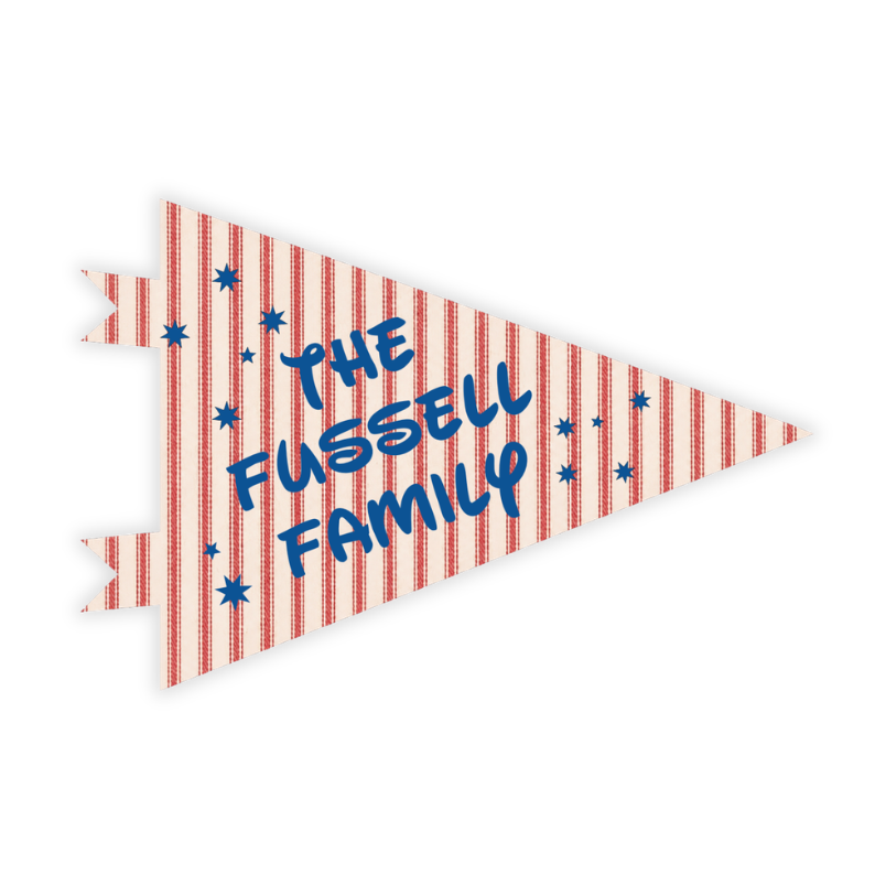 Red Ticking Magical Stroller Flag
