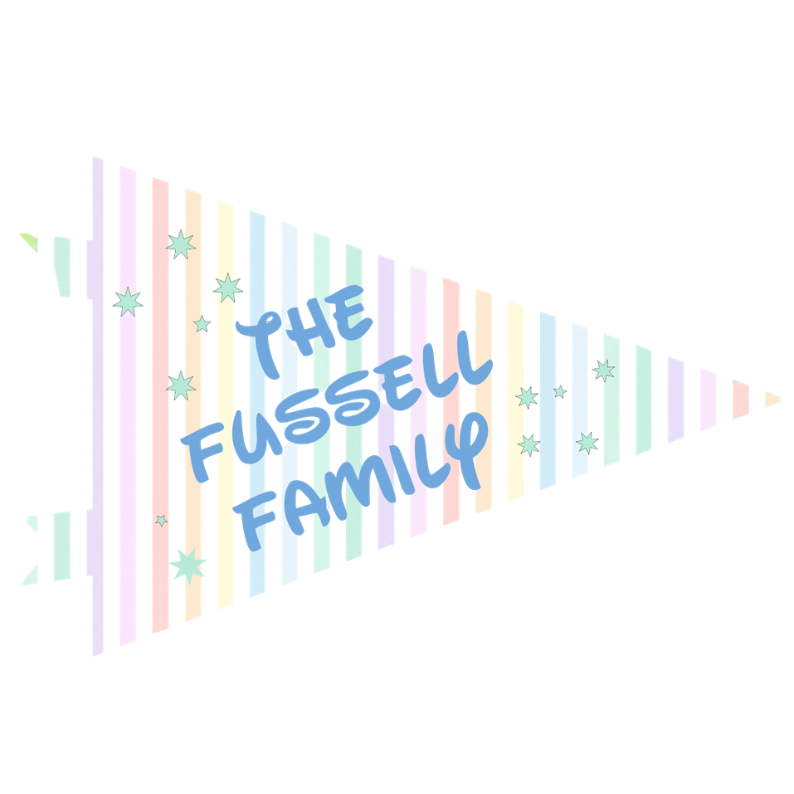 Pastel Stripe Magical Stroller Flag