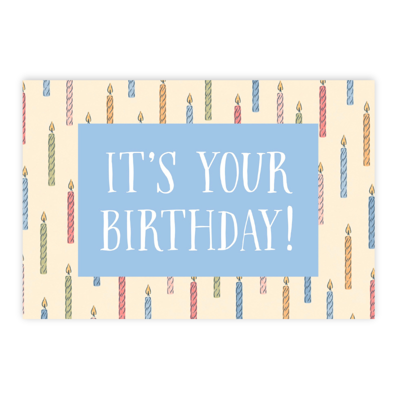 Birthday Candle Placemat