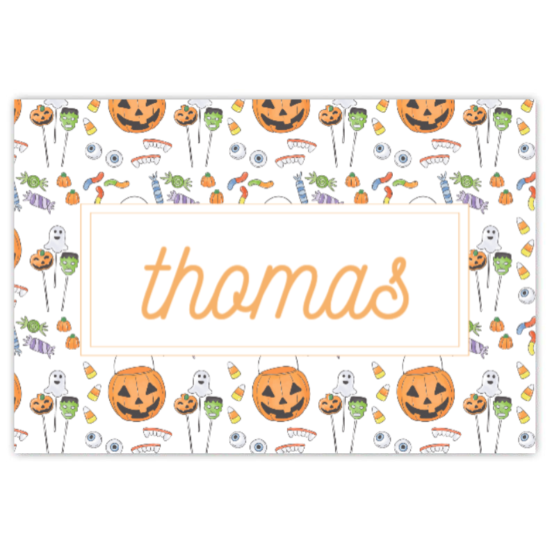 October Candy Placemat