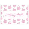 Pink Pumpkin Bucket Placemat