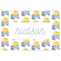 Blue Cozy Coupe Placemat
