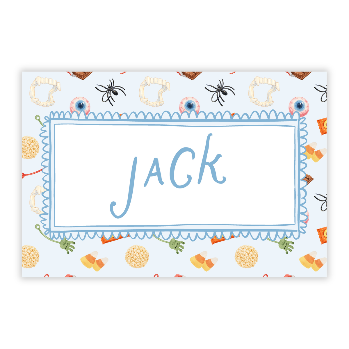 Blue Treats Please Placemat