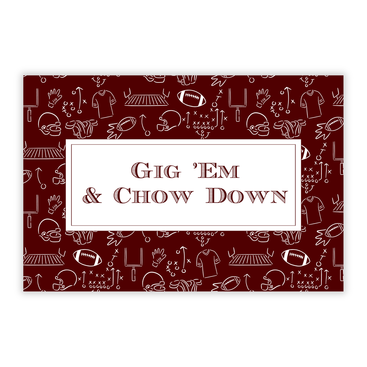 Tailgate Placemat