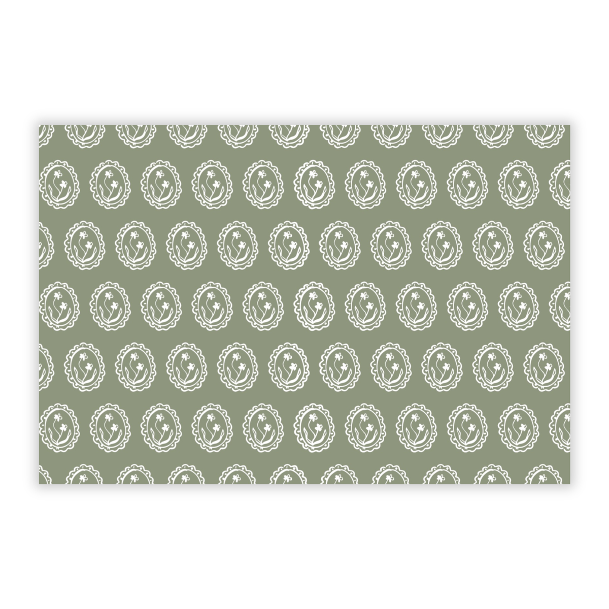 Floral Frame Placemat
