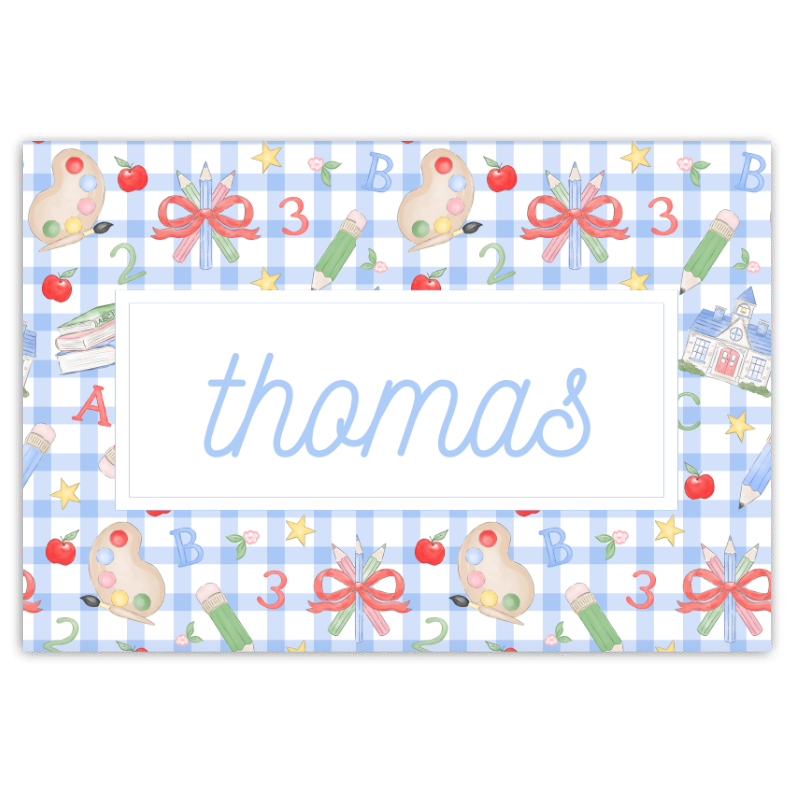 School Days Placemat