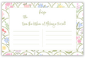 Wildflowers Forever Recipe Card