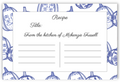 Chinoiserie Pumpkin Recipe Card