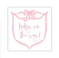 Pink Baby Announcement Sign