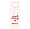 Grateful Floral Wine Tag