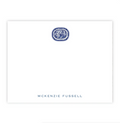 Blue & White Platter Deskpad