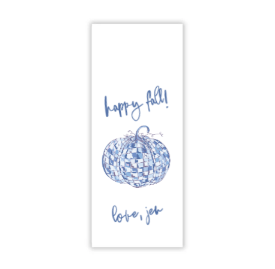 Classic Disco Pumpkin Gift Tag