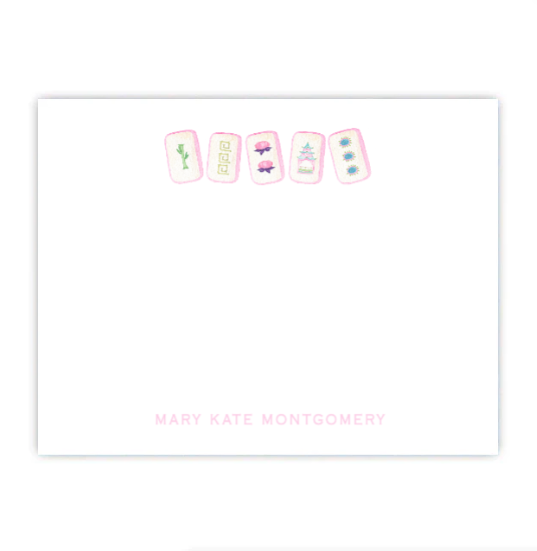 Pink Mahj Deskpad