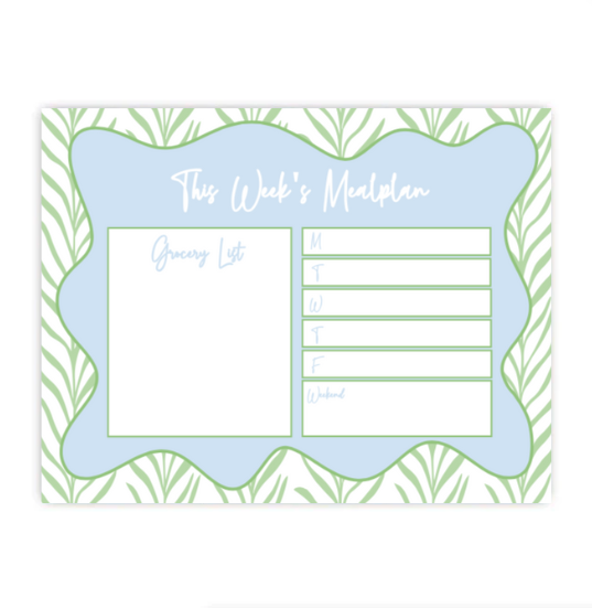 Trailing Vines Mealplan Deskpad