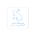 Bunny Toile Easter Gift Tags / Stickers