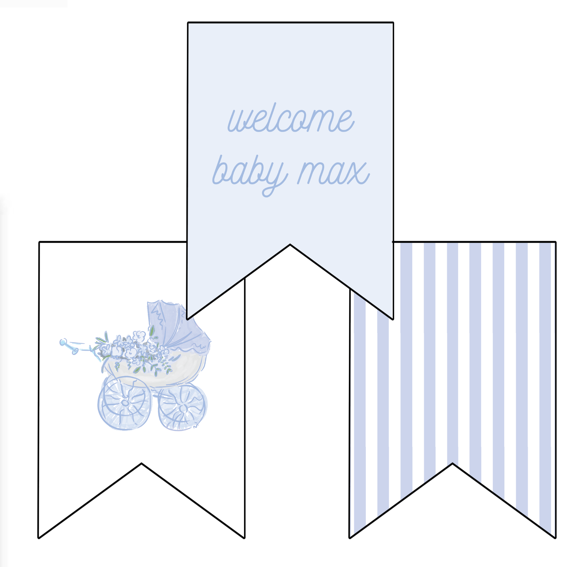 Blue Sip & See Banner