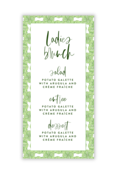 Cabbage Long Menu