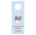 Patriotic Hydrangea Wine Tag