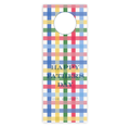 Father's Day Plaid Wine Tag