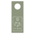 Floral Frame Wine Tag