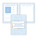 Blue School Memory Book