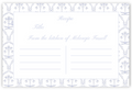 Lavender Fields Recipe Card