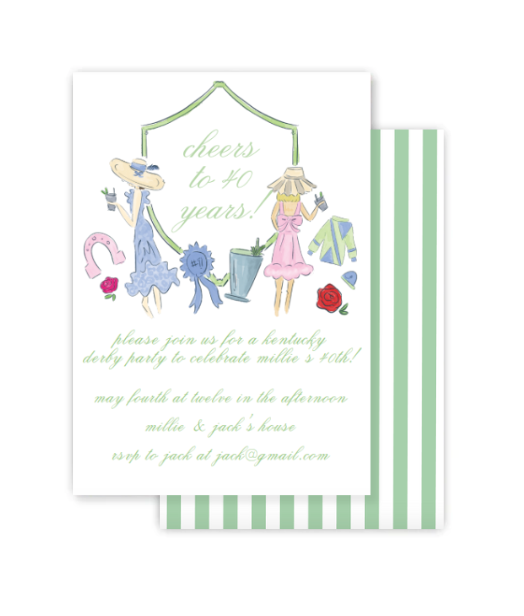Darling Derby Invitation