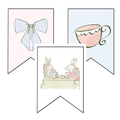 Bunny Tea Party Banner