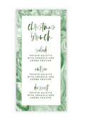 Green Marble Long Menu