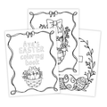 Easter Kids Table Coloring Book