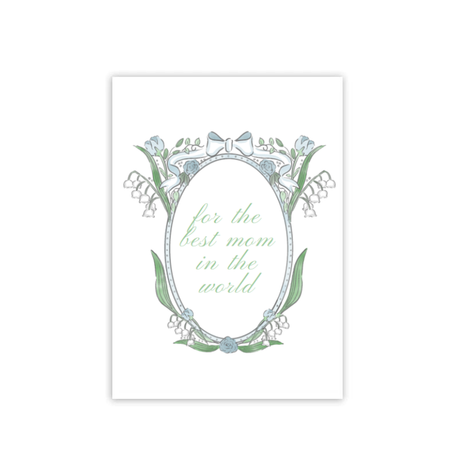 Whimsy Crest Mothers Day Card