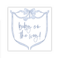 Blue Baby Announcement Sign
