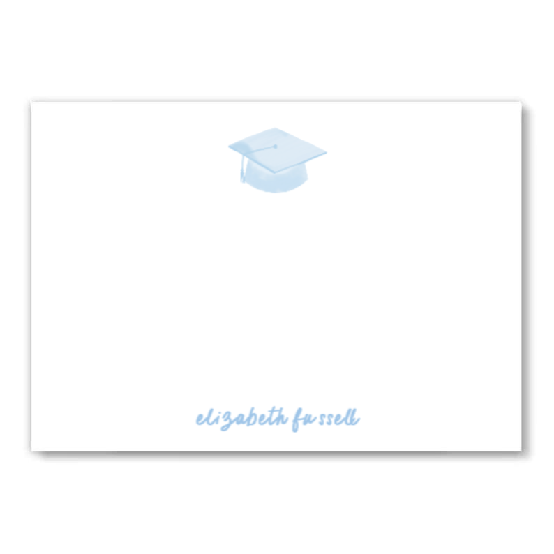 Blue Grad Notecard