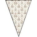 Fall Blockprint Pennant Banner